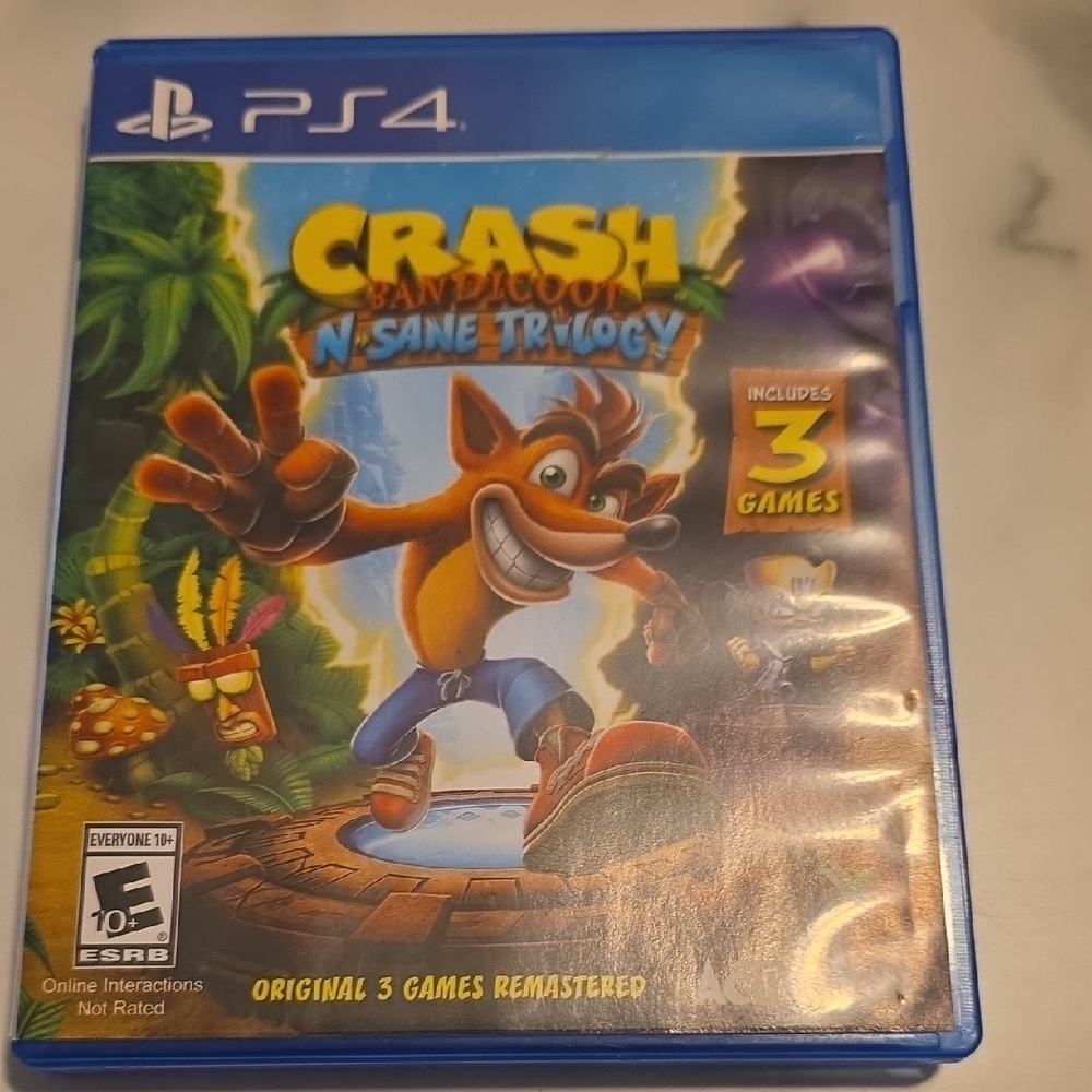 Sony PS4 Crash Bandicoot N. Sane Trilogy - Blue Case